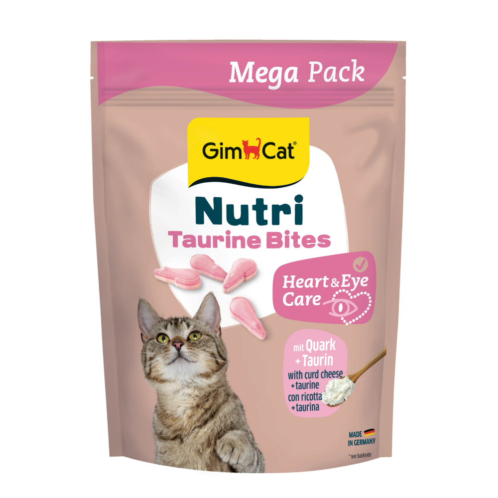 Gimcat Nutri Taurinli Lor Peynirli Kedi Ödülü 425 gr - Mega Boy - Kalp ve Göz Bakımı