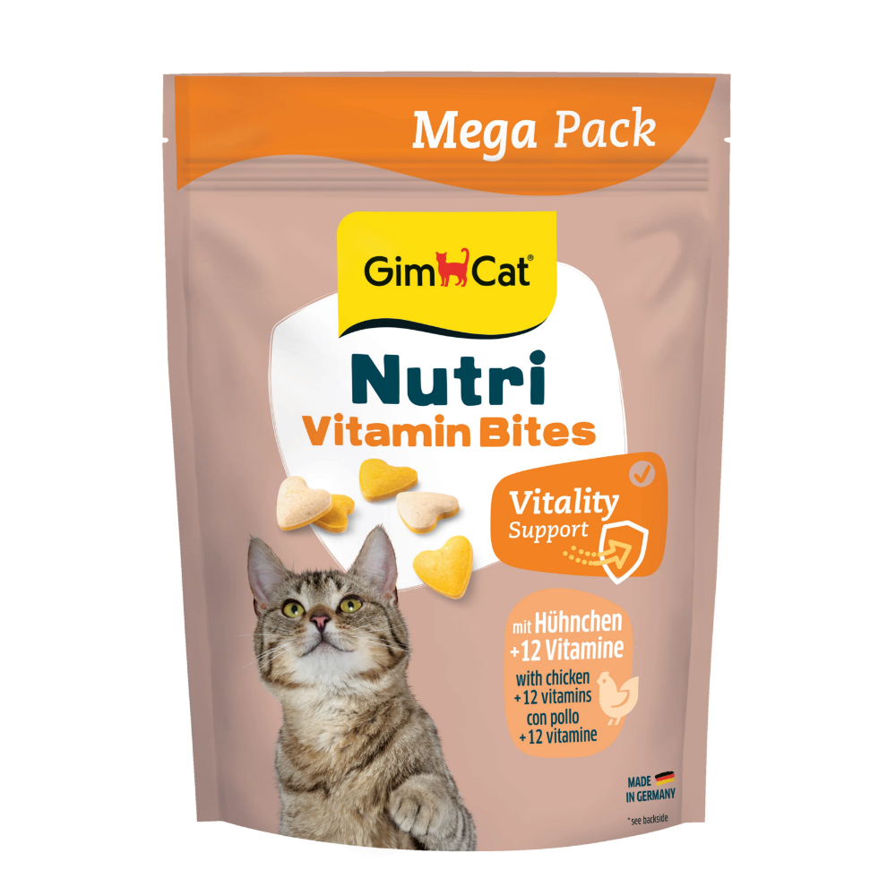 Gimcat Nutri Vitaminli Tavuklu Kedi Ödülü 425 gr - Mega Boy - Zindelik Bakımı