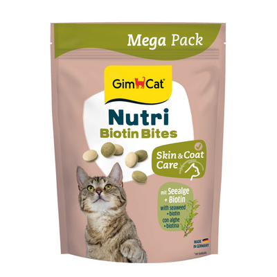 Gimcat Nutri Biyotin Deniz Yosunlu Kedi Ödülü 425 gr - Mega Boy - Cilt ve Tüy Bakımı