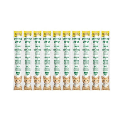 GimCat Sticks Kuzu etli Tavuklu Ödül Çubukları 50 gr - 10lu