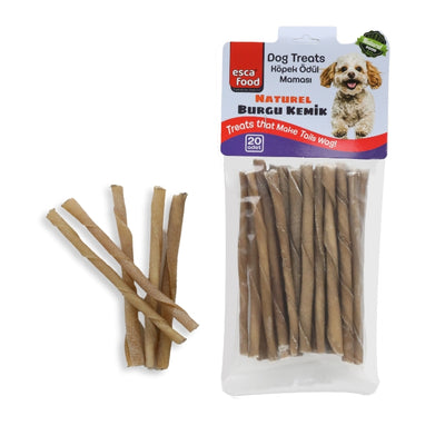 Esca Natural Burgu Kemik 12cm 20'li 100gr