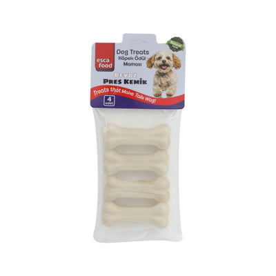 Esca Beyaz Press Kemik 7,5cm 4'lü 100gr