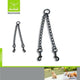 Nunbell Köpek Gezdirme Zinciri İkili 2.5cm