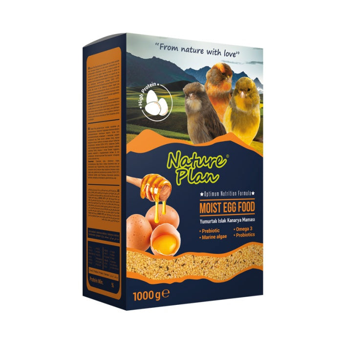 Nature Plan Yumurtalı Islak Kanarya Maması 1000g