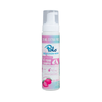 Polo Çilek Kokulu Durulanmayan Kedi-Köpek Şampuanı 225+25ml