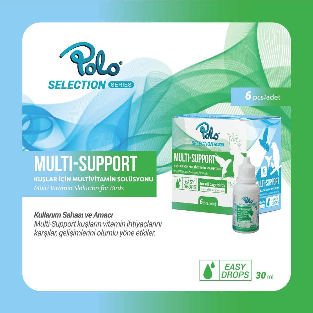 Polo Multi-Support 30ml (Kuşlar İçin Multivitamin)