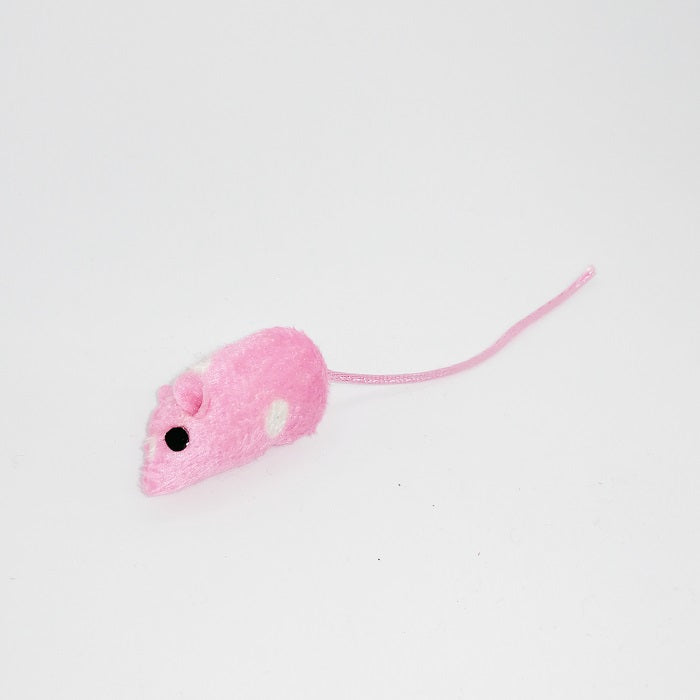 Polo Beyaz Benekli Pembe Fare Kedi Oyuncağı 4cm
