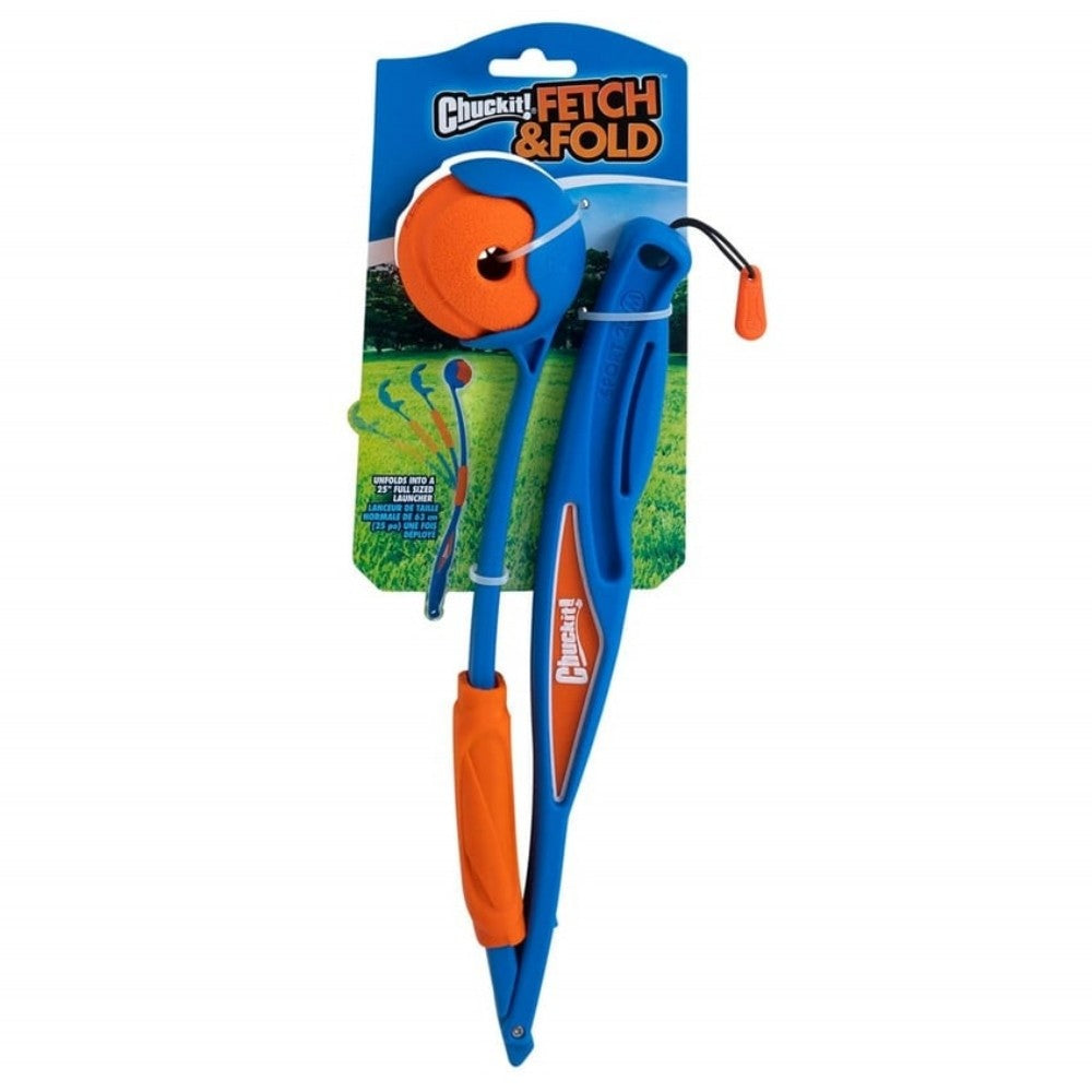 Chuckit! Fetch & Fold Katlanabilir Top Fırlatıcı (Whistler Top Hediyeli)