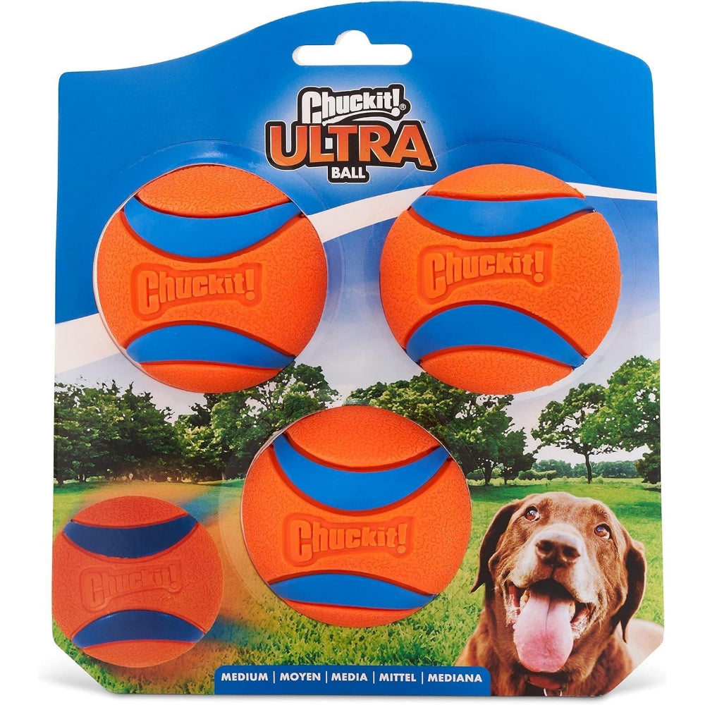 Chuckit! Ultra Ball 3'lü Köpek Oyun Topu (Orta Boy)
