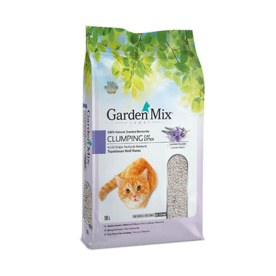 Garden Mix Bentonit Lavanta İnce 10L Kedi Kumu