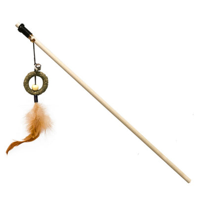 Eastland Tüylü Catnipli Kedi Otlu Halka Olta 40cm