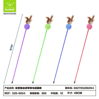Nunbell Kedi Oltası Tüylü Top