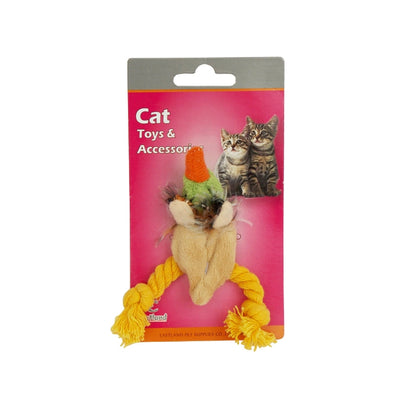 Eastland Kedi Otlu Hışır Peluş Ördek Kedi Oyuncağı 9cm