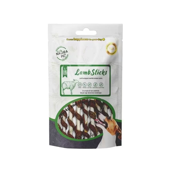 Eco Natura Pet Lamb Sticks Kuzu Sargılı Stick Kemik Köpek Ödülü 100gr