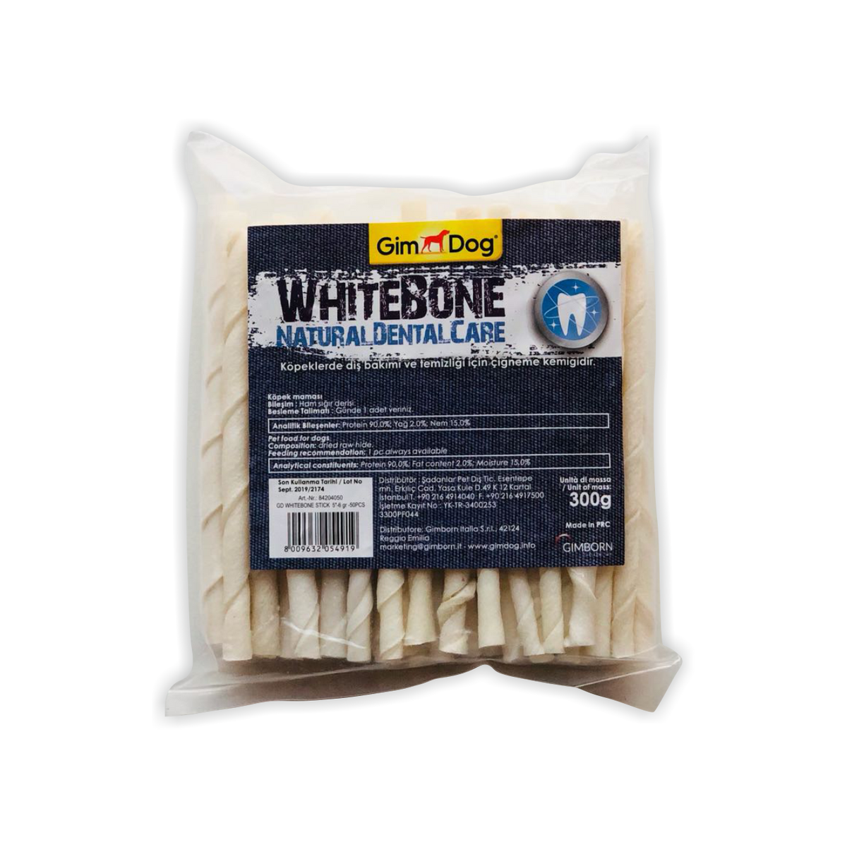 GimDog Mordimi Burgu Çubuk 5''-6 gr 50li White