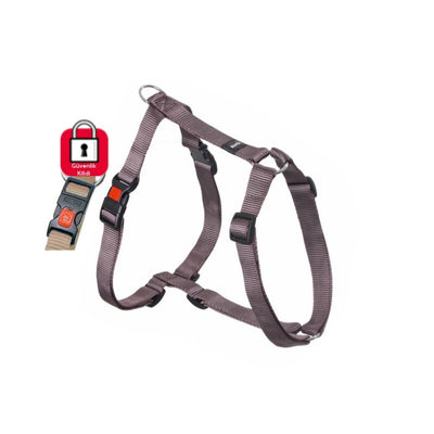 Karlie Kilitli Göğüs Tasma M 45-70cm Gri