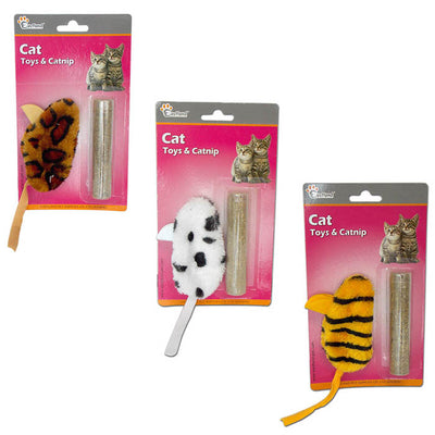 Eastland Kedi Otlu Peluş Fare Kedi Oyuncağı 10cm