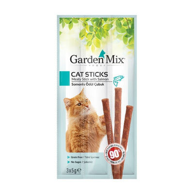 Garden Mix Somonlu Kedi Stick Ödül 3*5g
