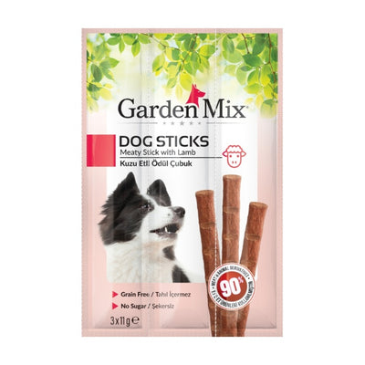 Garden Mix Kuzu Etli Köpek Stick Ödül 3*11g