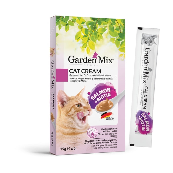 Garden Mix Somon+Biotin Kedi Kreması 15gr*5