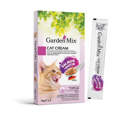 Garden Mix Somon+Biotin Kedi Kreması 15gr*5