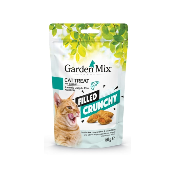 Garden Mix Somonlu İçi Dolgulu Kedi Ödülü 60gr