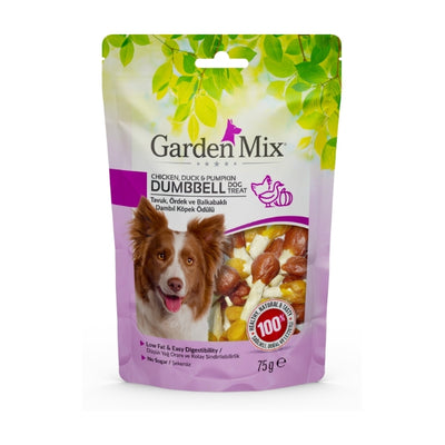 Garden Mix Tavuk Ördek Ve Balkabaklı Dambıl Köpek Ödülü 75gr