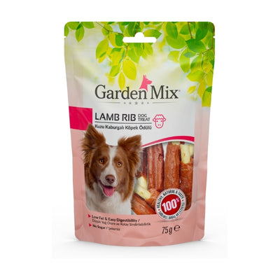 Garden Mix Kuzu Kaburgalı Köpek Ödülü 75gr