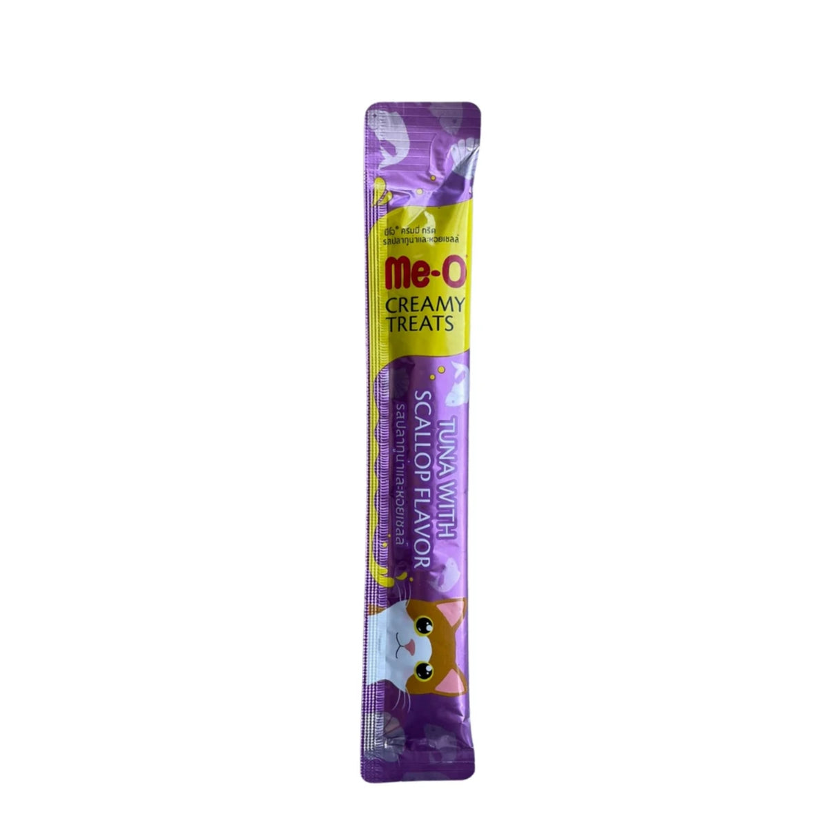 Me-O Creamy Treats Ton Balığı Ve Deniz Taraklı Sıvı Kedi Ödülü 15gr
