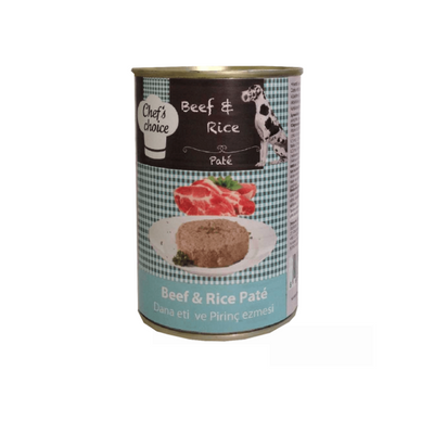 Chef'S Choice Pate Dana Etli Ve Pirinçli Köpek Konservesi 400gr