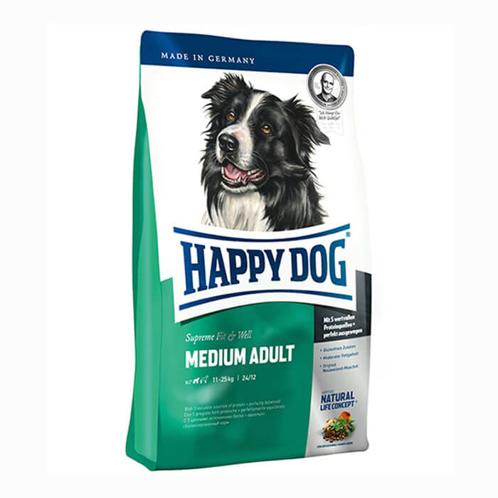 Happy Dog Fit&Well Medium 12.5 Kg Orta Irk Kuru Köpek Maması