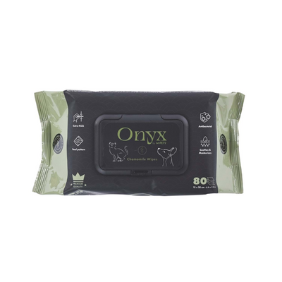 M-PETS Onyx Papatya Kokulu Kedi Ve Köpekler İçin Temizleme Mendili 80Li