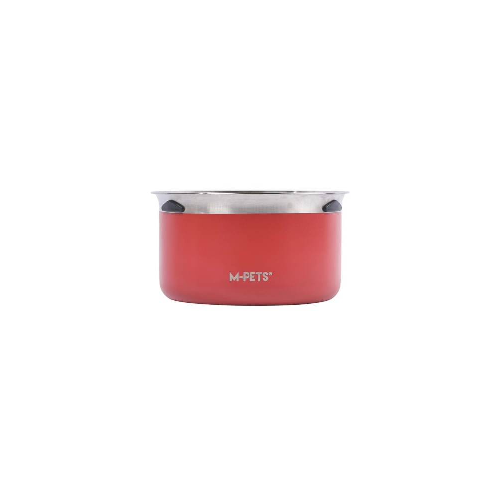 M-Pets Splash Control Metal Su Kabı 3,7L Red
