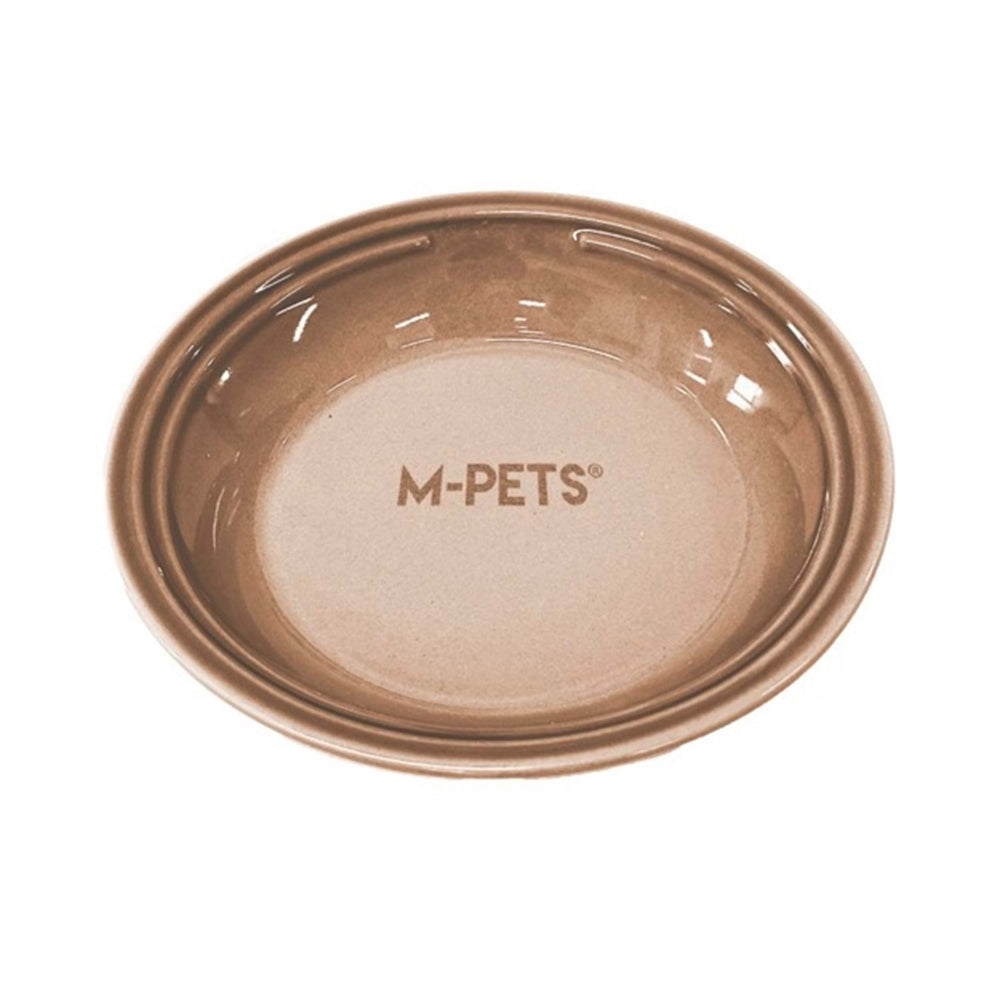 M-Pets Petjoy Flatty Seramik Mama Kabı Brown 250ml