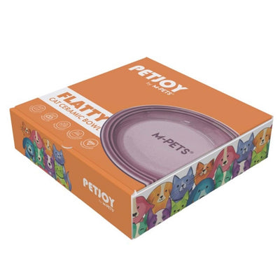 M-Pets Petjoy Flatty Seramik Mama Kabı Purple 500ml