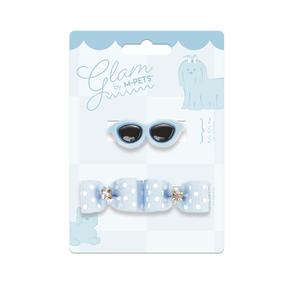 M-Pets Glam Köpekler İçin Aksesuar Toka Blue
