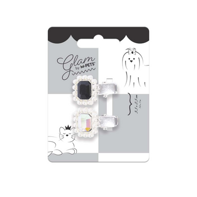 M-Pets Glam Köpekler İçin Aksesuar Toka Black/Silver