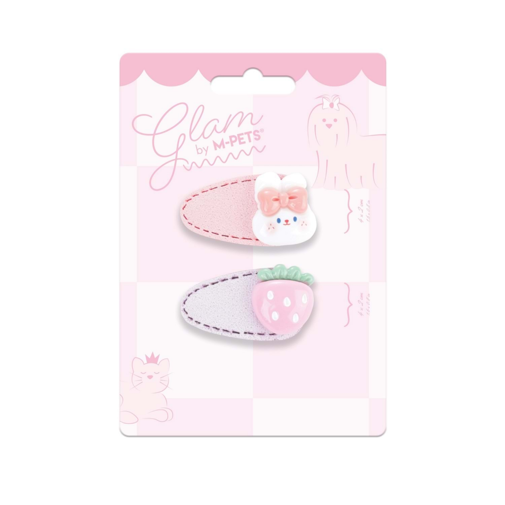 M-Pets Glam Köpekler İçin Aksesuar Toka Pink