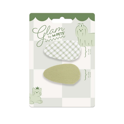M-Pets Glam Köpekler İçin Aksesuar Toka Green
