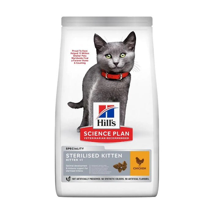 Hill's Kitten Sterilised Tavuklu 10 Kg Kısırlaştırılmış Yavru Kedi Maması