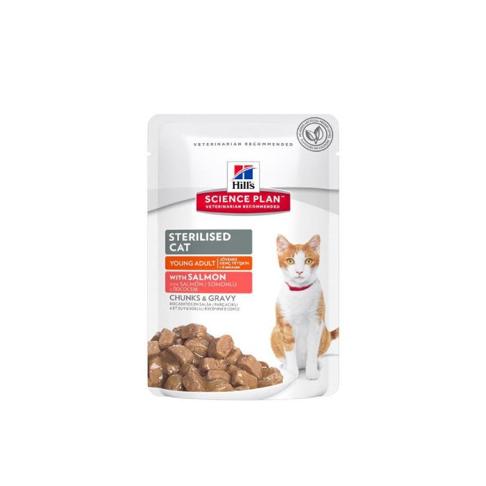 Hill's Gravy Sterilised Young Somon Balıklı 85gr Kısırlaştırılmış Yaş Kedi Maması