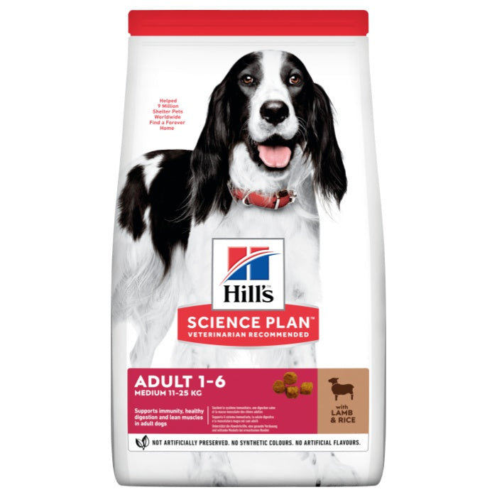 Hill's Kuzu Etli Medium 1-6 Yetişkin Köpek Maması 14 Kg