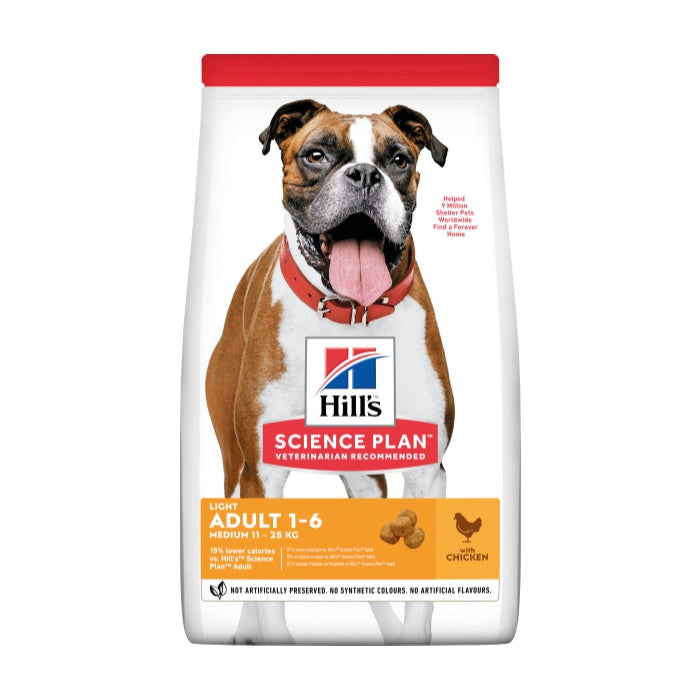 Hill's Light Tavuklu 14 Kg Medium Yetişkin Kuru Köpek Maması