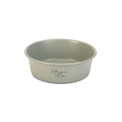 Beeztees DBL Köpek Mama Su Kabı, Mat Gri Paslanmaz Çelik, 20cm, 1,9L