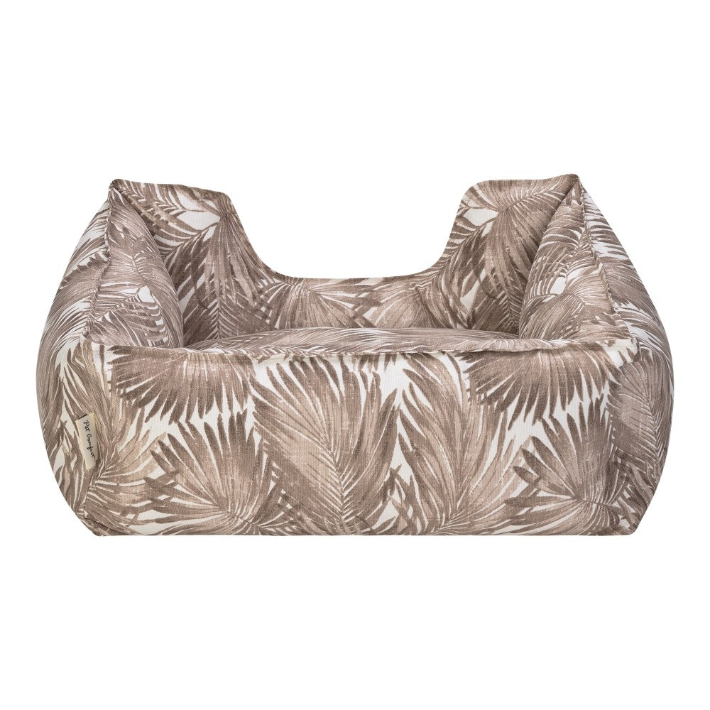 Pet Comfort Alpha Açık Kahverengi- Beyaz Kedi ve Köpek Yatağı S 60x50cm