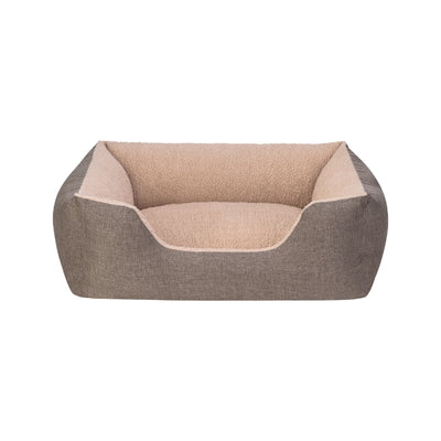 Pet Comfort Echo Varro Kahve-Bej Köpek Yatağı M 65x80cm