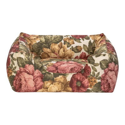 Pet Comfort Alpha Gül Desenli Kedi ve Köpek Yatağı S 60x50cm