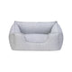 Pet Comfort Alpha Zeugma Açık Gri Kedi ve Köpek Yatağı S 50x60cm