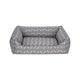 Pet Comfort Uniform Bone Gri-Beyaz Köpek Yatağı M 60x70cm