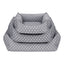 Pet Comfort Uniform Gri Puantiyeli Kedi ve Köpek Yatağı XS 50x40cm